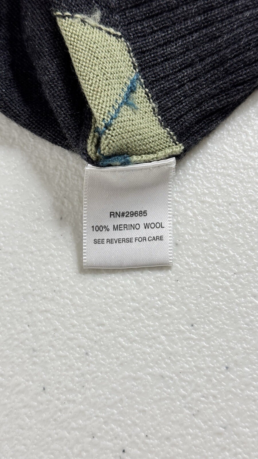 Pendleton Sweater Large Diamond Pattern Men’s Woo… - image 11