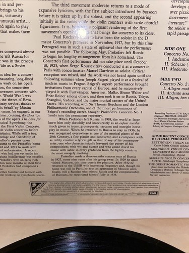 Prokofiev The Two Violin Concertos LP EMI Itzhak Perlman BBC Symphony Orchestra - Picture 14 of 21