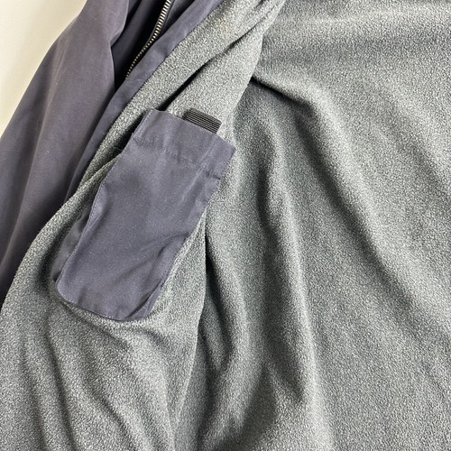 Blue IZOD Vntg Mens Harrington Full Zip Jacket Size XL Fleeced Lined Soft Shell - Picture 4 of 12