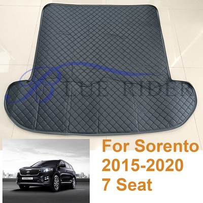 Rear Trunk Tray Cargo Mat For 2015-2020 Kia Sorento 7-Seat – Black Boot Liner Protector