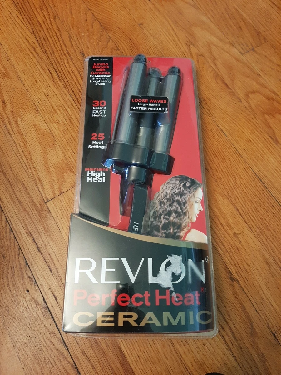 Revlon Perfect Heat Ceramic Jumbo Waver eBay