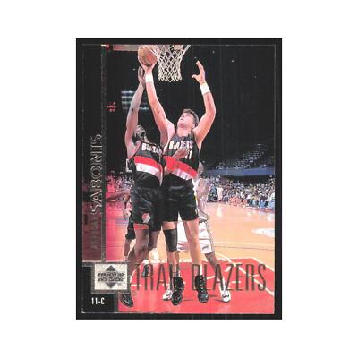 Arvydas Sabonis 1997 Upper Deck #104 Portland Trail Blazers Basketball Card NM