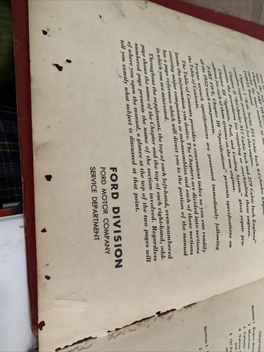 Original 1952 Ford F-Series Truck Shop Service Manual Supplement - Picture 5 of 9