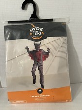 Hyde and Eek Black Boutique - Kids BLACK DRAGON Costume Medium 10-12 New