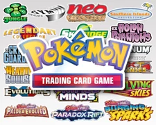 LARGE Pokemon TCG Holographic Sticker Labels - Matte Vinyl Decals for Binder Set