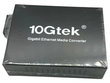10Gtek Gigabit Ethernet Media Converter G0101-SCX2 10/100/1000M 5VDC RJ-45 TX/RX