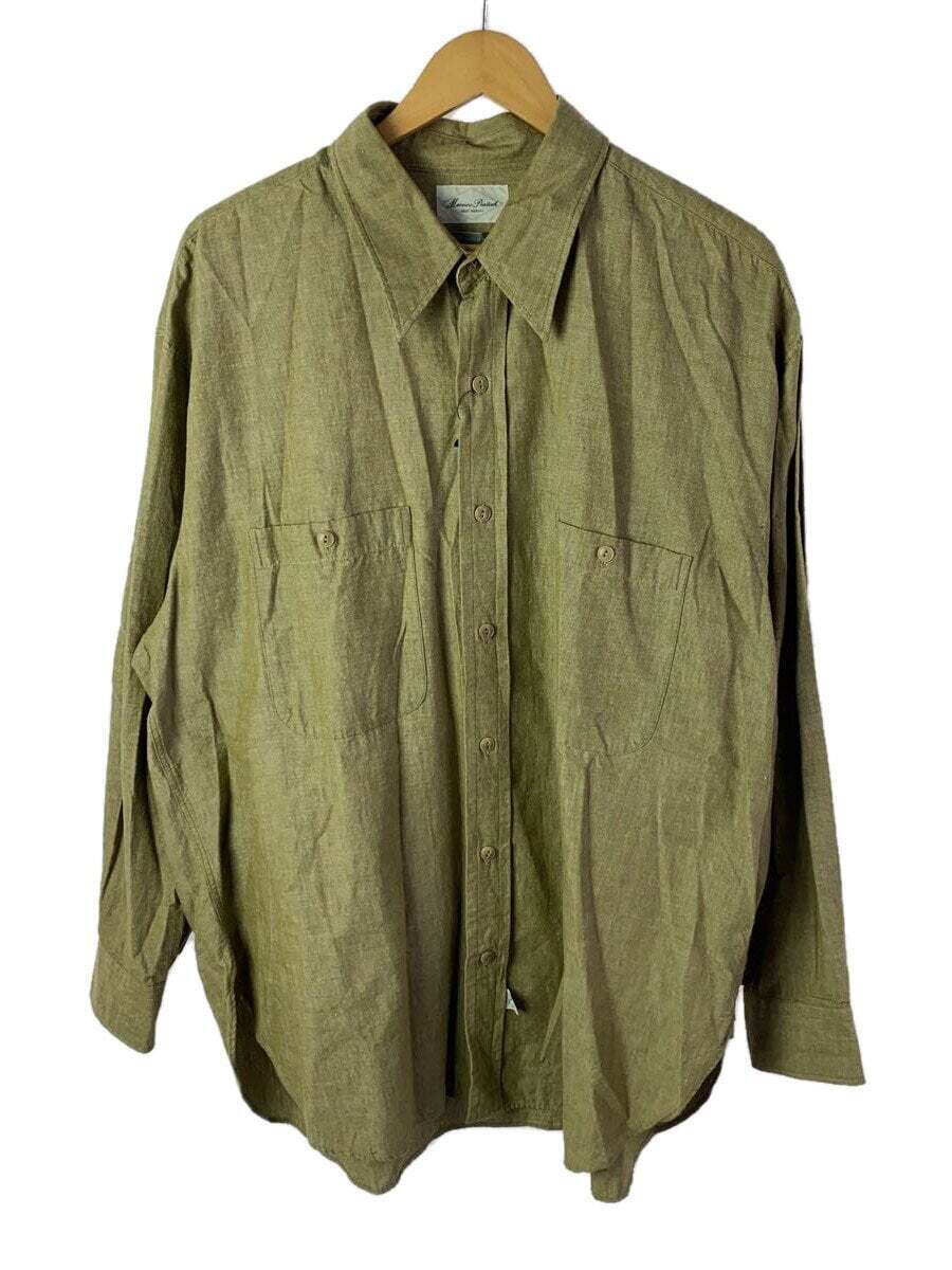 Marvine Pontiak shirts makers Long Sleeve Shirt One Linen Khaki 