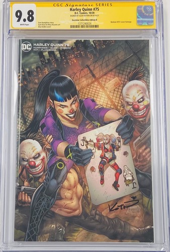 Harley Quinn #75 Batman #251 Homage Punchline Cover B Signed Kotkin CGC 9.8 SS