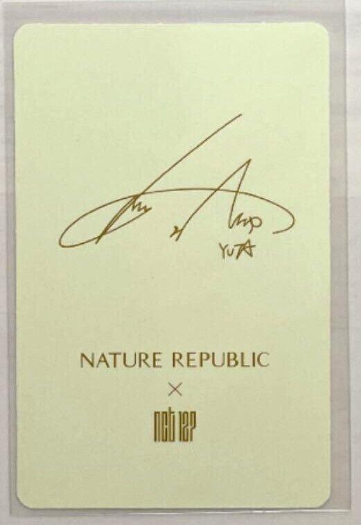 nct 127 テヨン 直筆サイン入り チェキ NATURE REPUBLIC NCT 127 × NATURE REPUBLIC JP PLAZA Benefits Official Photocard