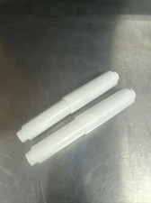 2 pc Toilet Paper Holder SPOOL Replacement Tissue Roll Spindle Spring Insert H92