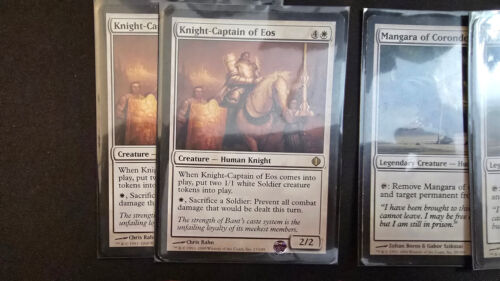 MTG Custom Casual Modern Mono White Humans Soldier Tribal Deck con scatola e maniche - Foto 7 di 12