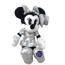 Disney 100 year Of Wonder Celebration Minnie Mouse Plush Toy 7-Inch NEW
