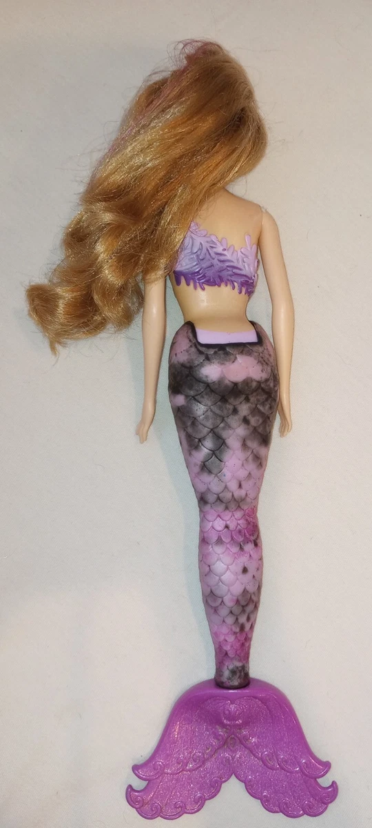 Mattel Barbie Splash And Style Purple Mermaid Doll 2007