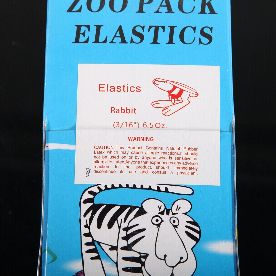 500pcs Dental Orthodontic Elastics Bands Rabbit Force 6.5 OZ,3/16" with