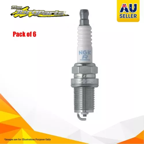 6x Spark Plug For MITSUBISHI FTO DE3A 2.0L 6A12 (MIVEC) DOHC 24v Petrol V6 147kW - Picture 1 of 2