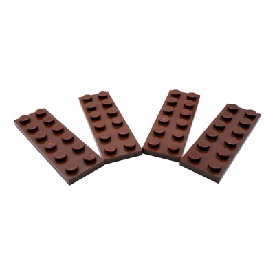 4x LEGO  Platte 2x6 Reddish Brown 4211247 3795  Braun beidseitig bebaubar