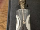 Vintage Glass Oil Lamp, Peace Logo — photo 8