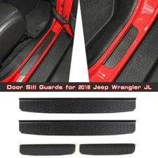 Door Sill Guards Entry Guards for Jeep Wrangler JL JLU 2018+/Gladiator JT 2020+