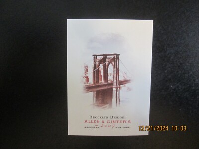 BROOKLYN BRIDGE 2007 TOPPS ALLEN & GINTER'S HISTORIC LANDMARK CARD #39