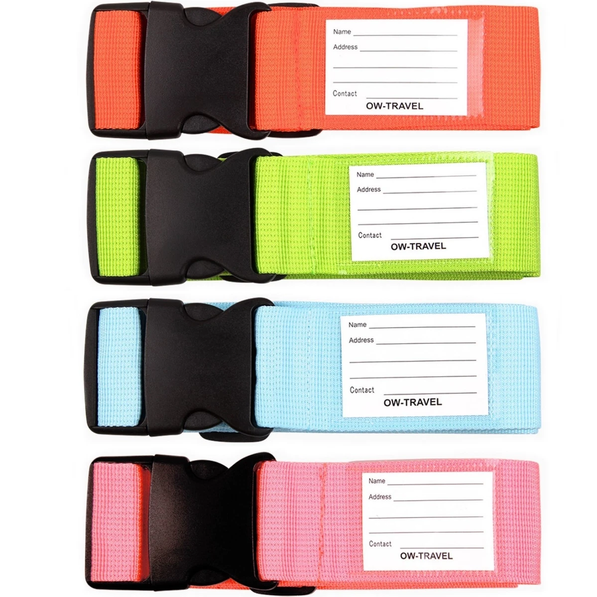 Luggage identifier best sale straps