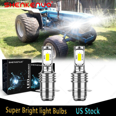 2 Super LED light bulbs for Ford 1310 1510 1710 1910 2110; headlamp headlight