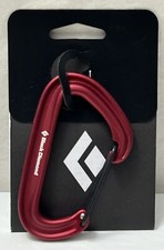 New Black Diamond Litewire Carabiner Red 3.5  X 2    U14 
