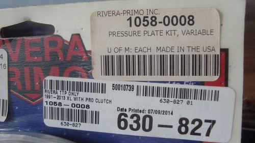 Pressure Plate Kit Clutch 1058-0008 Rivera Fits Harley XL Sportster Pro TPP G7 - Picture 4 of 4