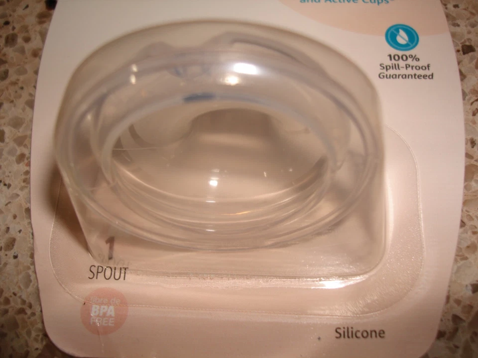 4 CAÑOS DE REPUESTO DE SILICONA SUAVE NUK CAÑO SE ADAPTA ACTIVO, TAZA DE APRENDIZAJE ¡LIBRE DE BPA! Foto 4 de 4