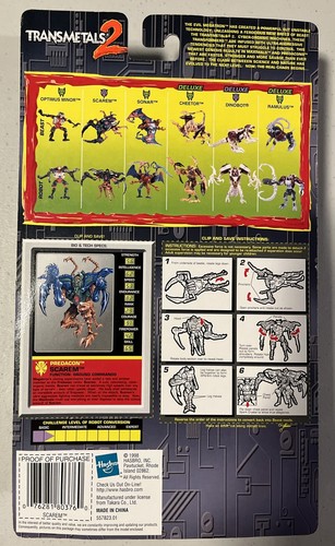 Beast Wars Scarem Transformers Transmetal 2 1998 Factory Sealed - Picture 2 of 5