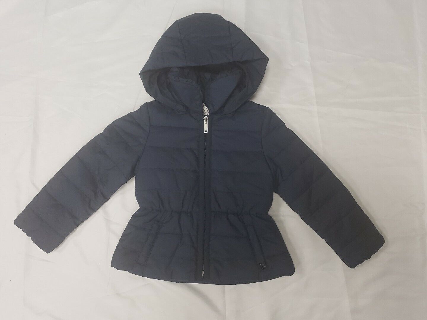 NWT NEW Gucci baby girls navy blue peplum jacket with pouch 12/18m 18/24m 334978 Populaire SALE, klassiek