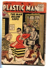 PLASTIC MAN 55-1955-QUALITY-LATE SUPER HERO ISSUE-10 CENT COVER PRICE