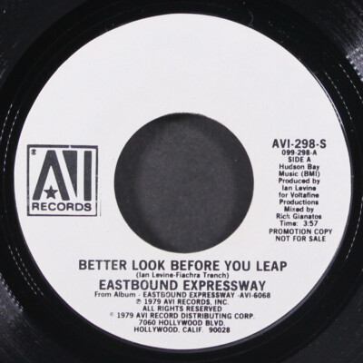 Eastbound Expressway: Better Look Before You Leap / Turn Back The Tide 7 ''