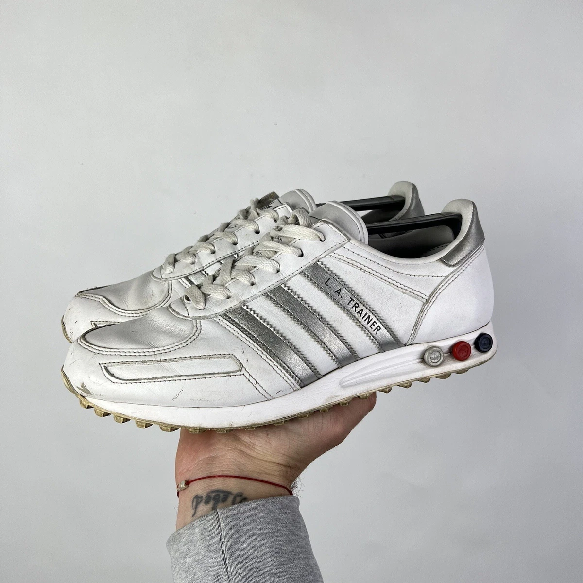 Adidas la hotsell trainer leather