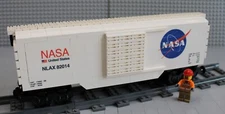 Custom Train Nasa 02 Boxcar -PLEASE READ ITEM DESCRIPTION-