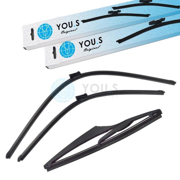 You.S Original Scheibenwischer SET Vorne + Hinten FüR Peugeot / Renault - NEU-image