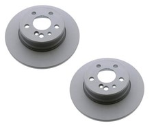 NEW Set of 2 Rear Zimmermann Brake Disc Rotor...