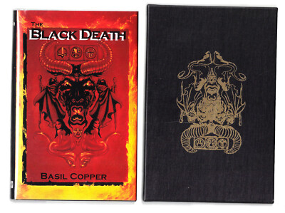 The Black Death by Basil Copper HC Sgnd Ltd Ed. 1991 Illustrated Stefanie Hawks