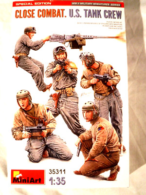 1/35 MiniArt 5 US GI's / Tankers Close Combat US Tank Crew # 35311