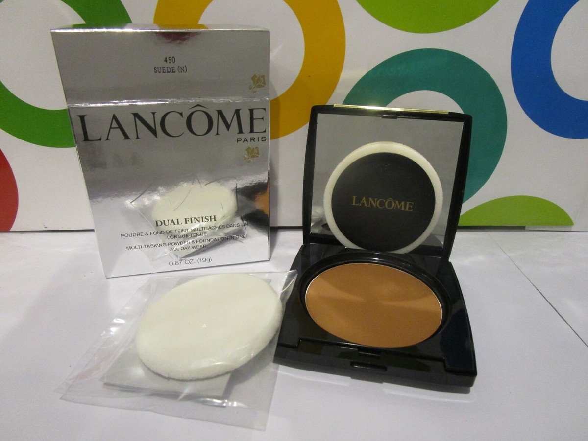LANCOME ~ DUAL FINISH POWDER MAKEUP ~ # 450 SUEDE (N) ~ 0.67 OZ