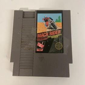 Nintendo NES-001 Console Mach Rider Game Untested N/power Cord