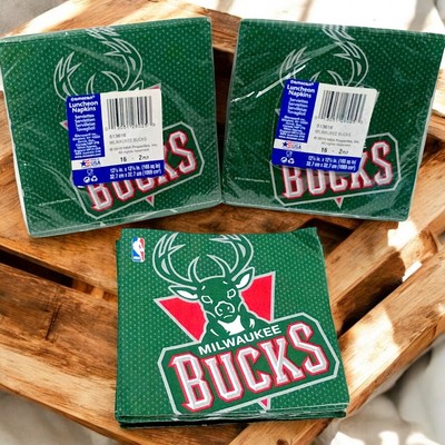 Milwaukee Bucks Basketball Napkins Party Sports Paper Nba Luncheon Birthday