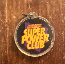 Nintendo Power Super Power Club Mario Bros. Hologram Key Chain NES RARE 1990's