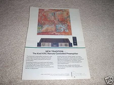 Krell KRC Preamp Advertisement from 1992, RARE!