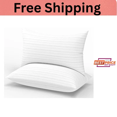 BRANDED Beckham Hotel Collection Pillows 2-Pack Queen NEW