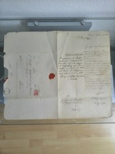 List z 1880 roku z pieczęcią, znakiem wodnym Reichsadler i znaczkiem pocztowym 10 Pf