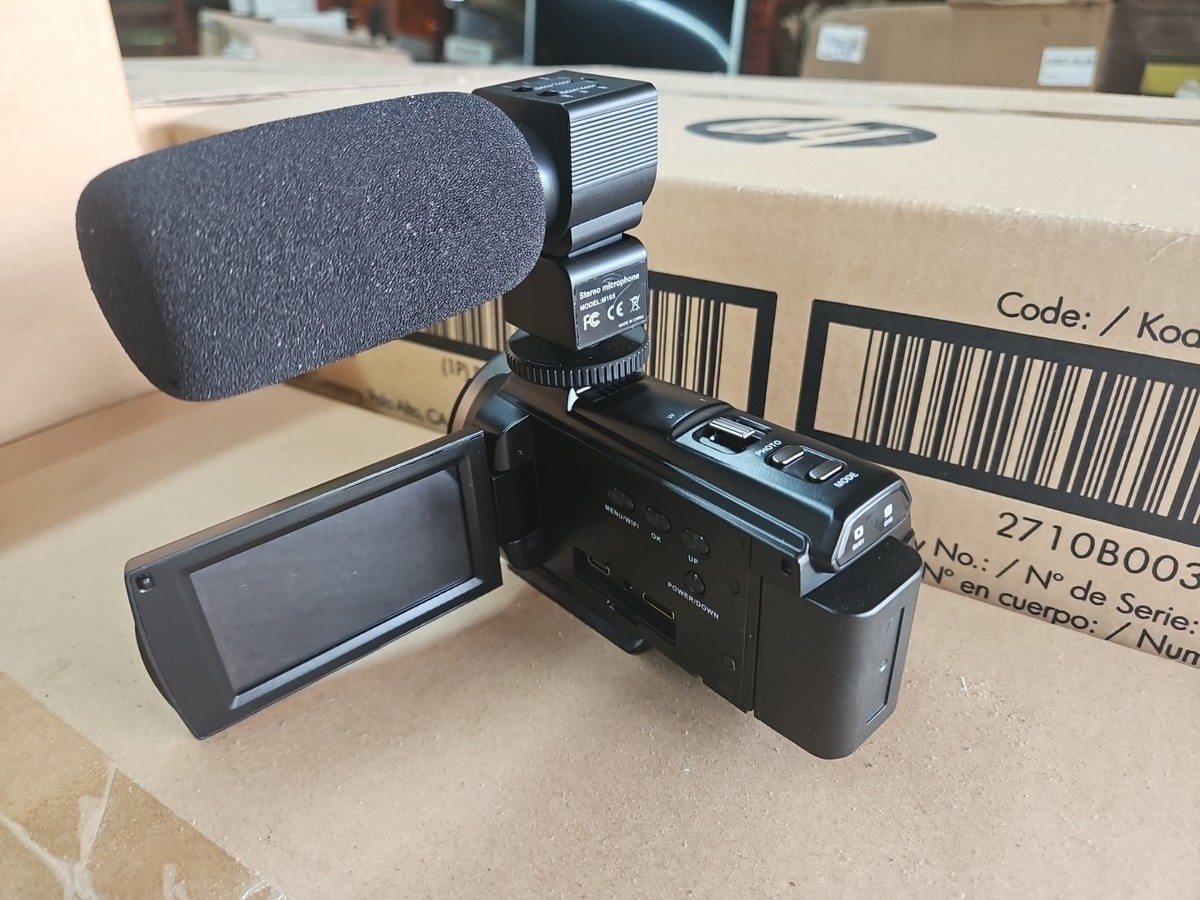 5K Digital Video Camera HDV-255K 48.0MP with Stereo Microphone
