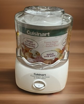 CUISINART FROZEN YOGURT-Electric Ice Cream & Sorber Maker ICE