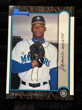 1997 Bowman Rookie Card Damaso Marte Seattle Mariners Baseball Card #181