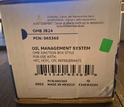 Emerson Oil Management Control, OMB JB24