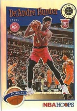 2019-20 Hoops Premium Stock De'Andre Hunter Silver Prizm SP RC Cavaliers (E)